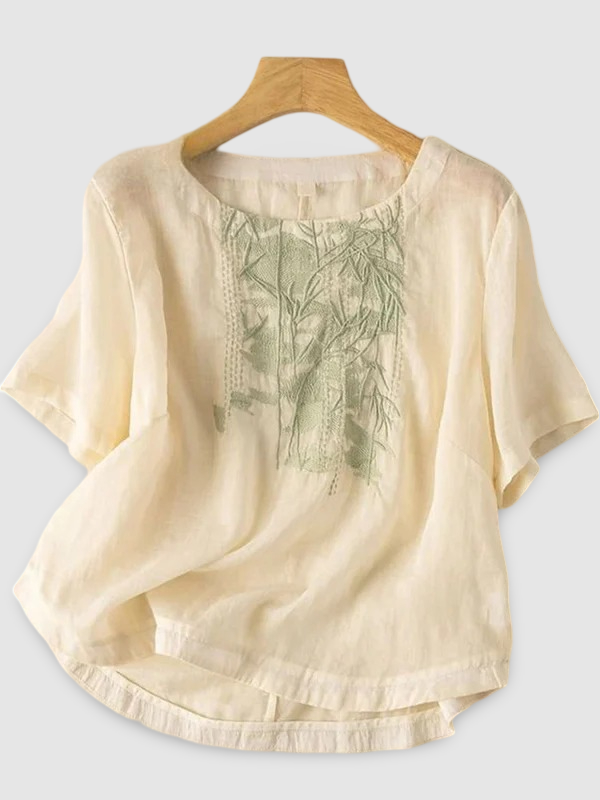 Aisling™ | Embroidered Cotton Tops
