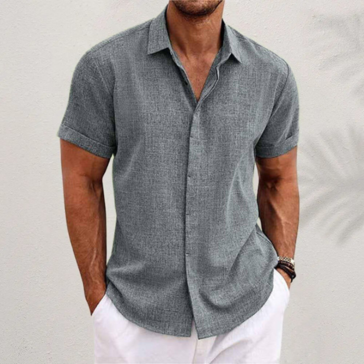 Adamo™ | Men’s Classic Linen Shirt
