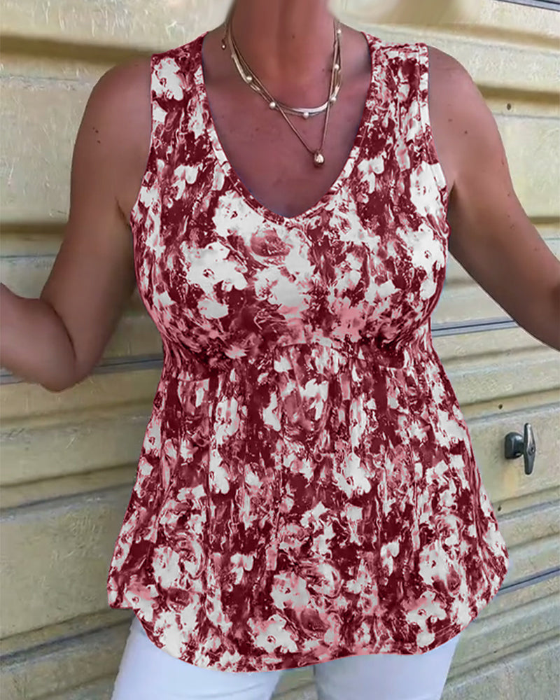 Tessa™ | Women’s Sleeveless Patterned Top