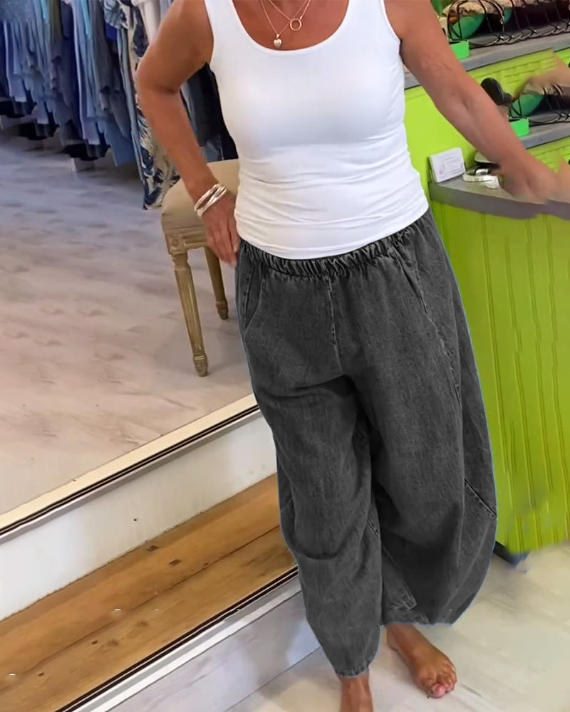 Freya™ | Women’s Relaxed-Fit Jeans with Elastic Waistband