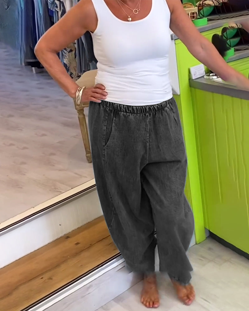 Freya™ | Women’s Relaxed-Fit Jeans with Elastic Waistband
