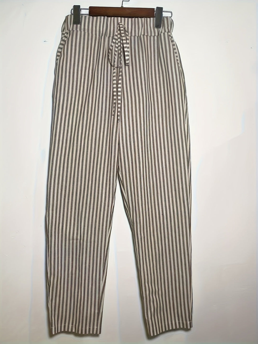 Marlena™ | Striped Linen Trousers for Women