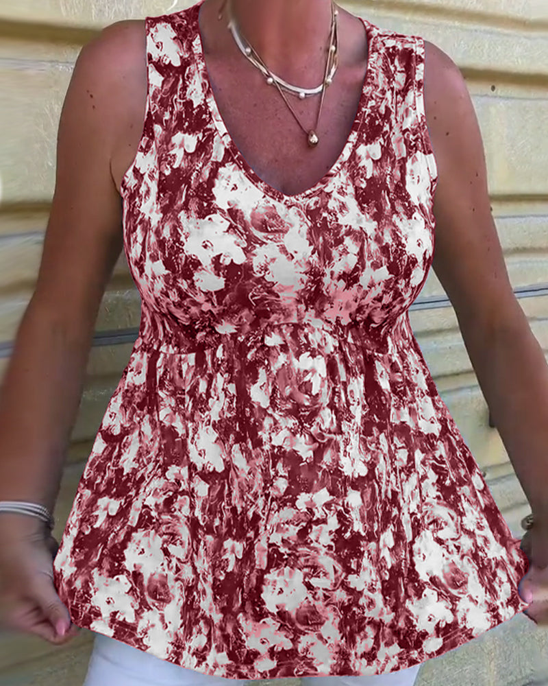 Tessa™ | Women’s Sleeveless Patterned Top