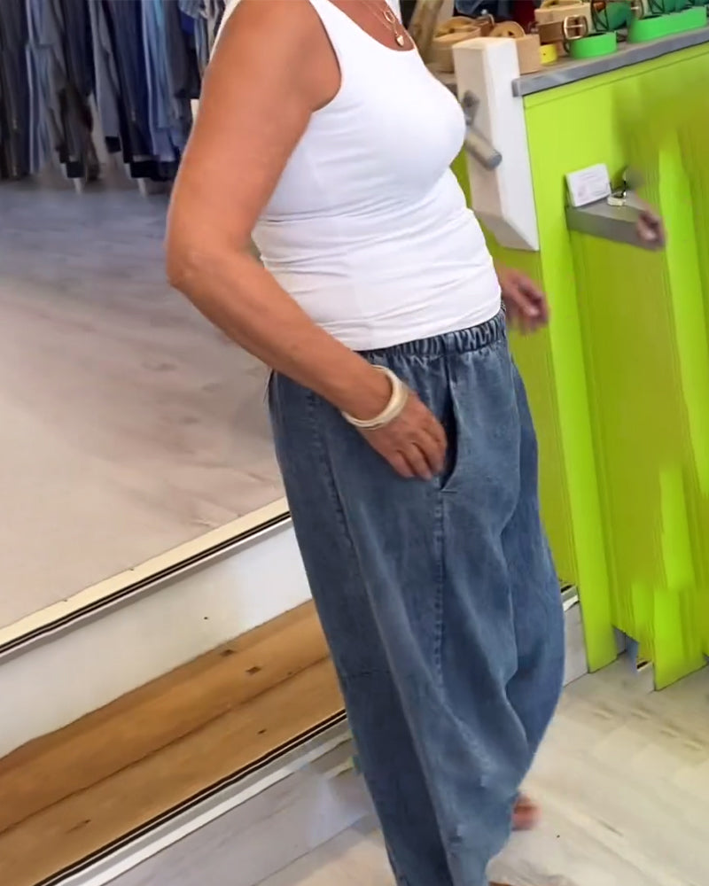 Freya™ | Women’s Relaxed-Fit Jeans with Elastic Waistband