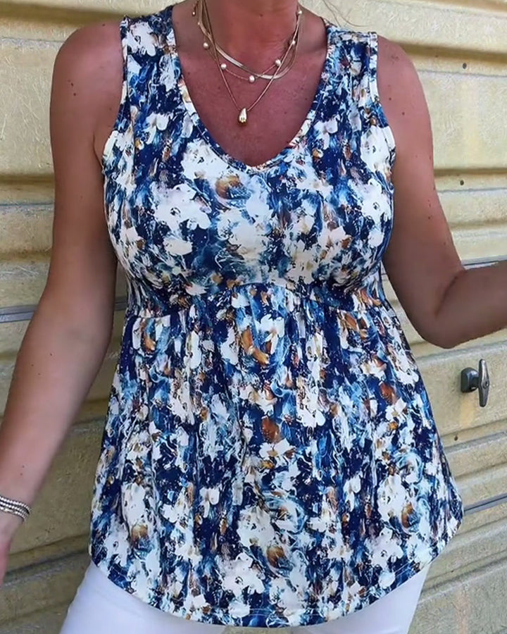 Tessa™ | Women’s Sleeveless Patterned Top