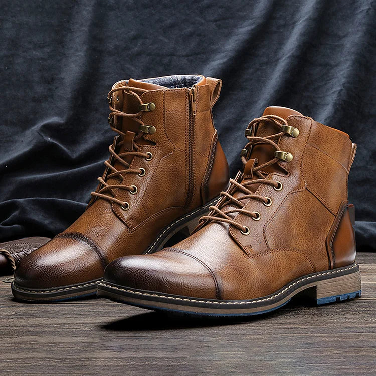 Aaron™ | Men's  Leather Boots