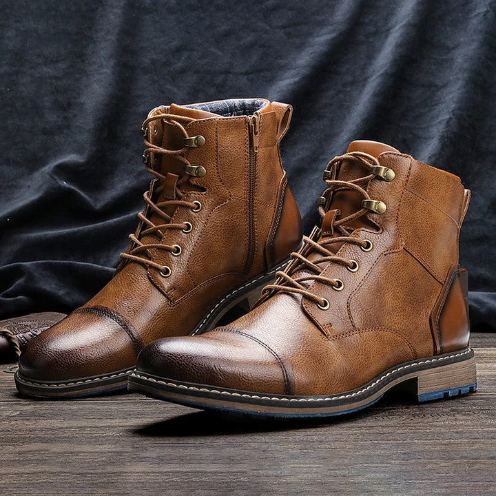Aaron™ | Men's  Leather Boots