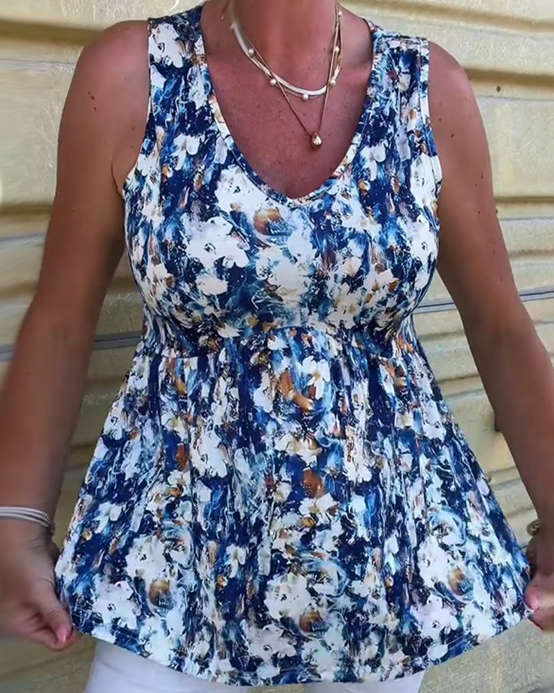 Tessa™ | Women’s Sleeveless Patterned Top