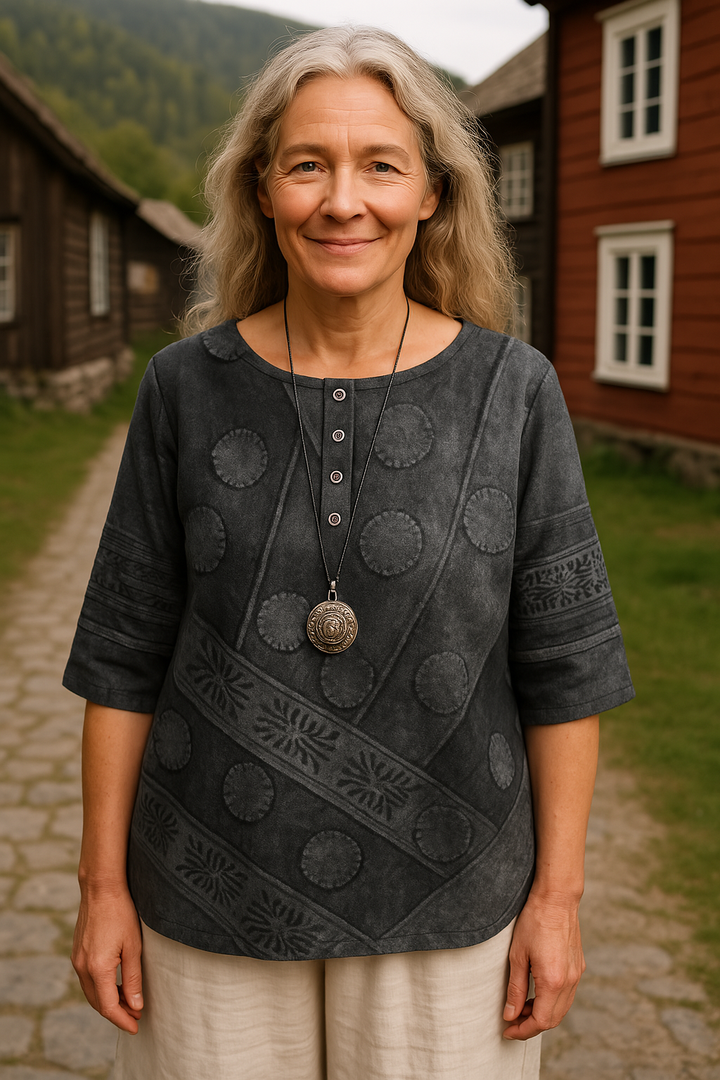 Embla™ | Comfortable and colourful with half sleeves Top