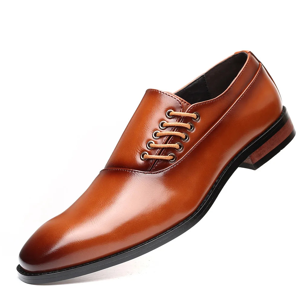 Bertolini™ Genuine Leather Oxford Shoes
