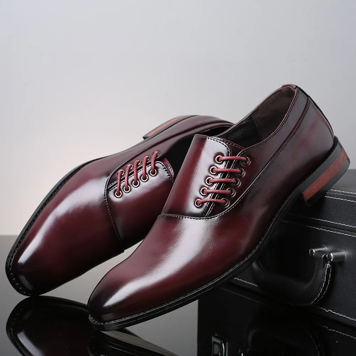 Bertolini™ Genuine Leather Oxford Shoes