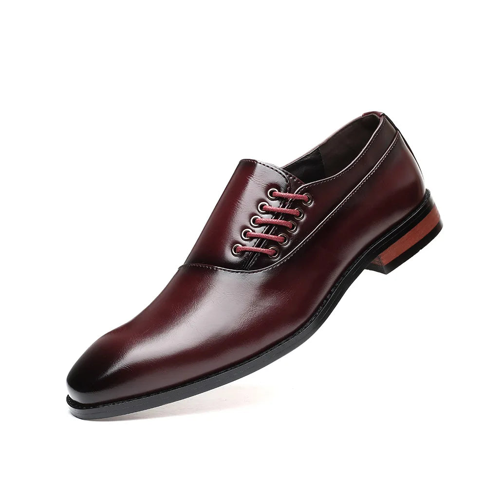 Bertolini™ Genuine Leather Oxford Shoes