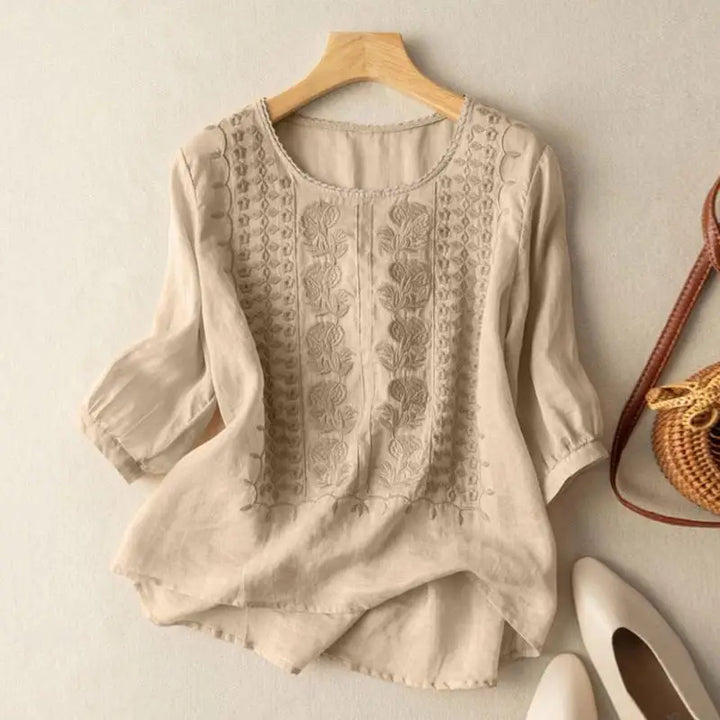 Aurora™ – Embroidered Relaxed Blouse