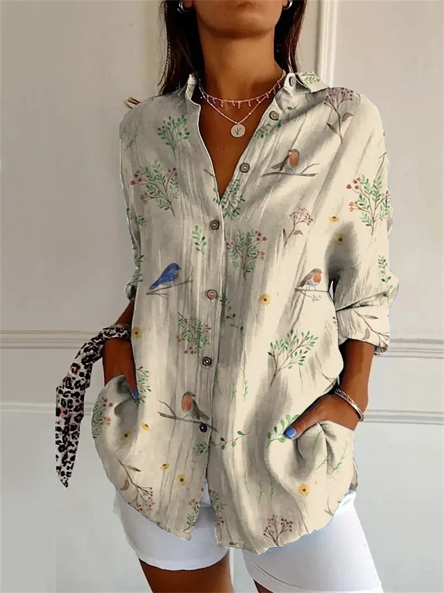 Sophie™ | Printed Three Quarter Sleeve Shirt