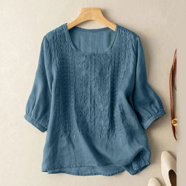 Aurora™ – Embroidered Relaxed Blouse