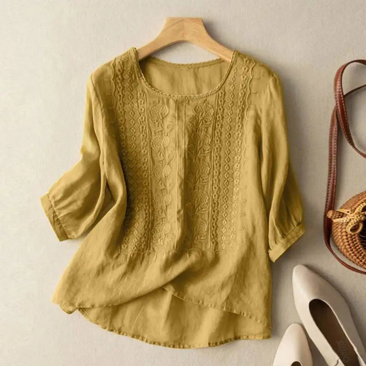 Aurora™ – Embroidered Relaxed Blouse
