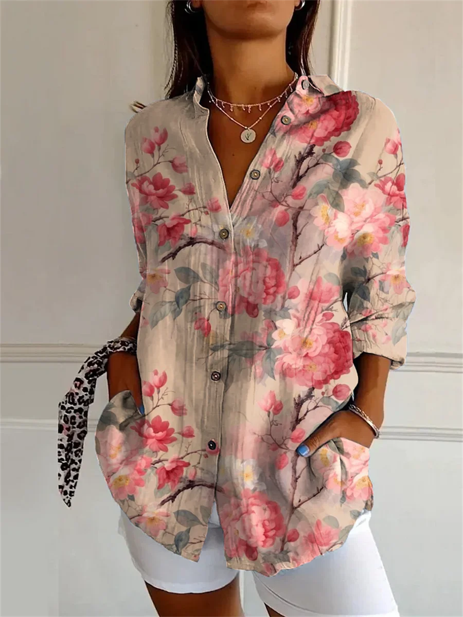 Sophie™ | Printed Three Quarter Sleeve Shirt