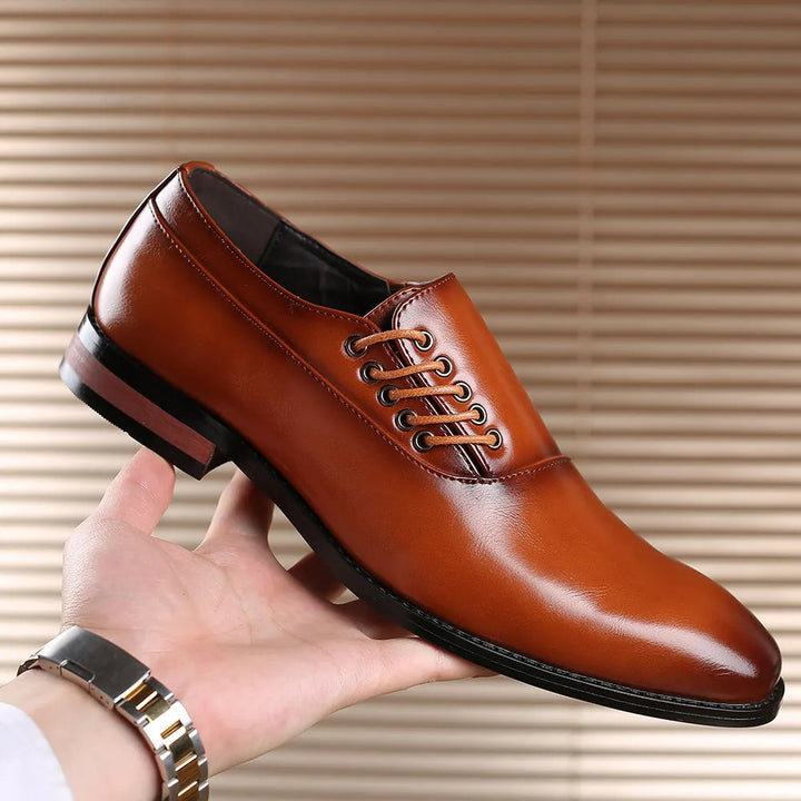 Bertolini™ Genuine Leather Oxford Shoes