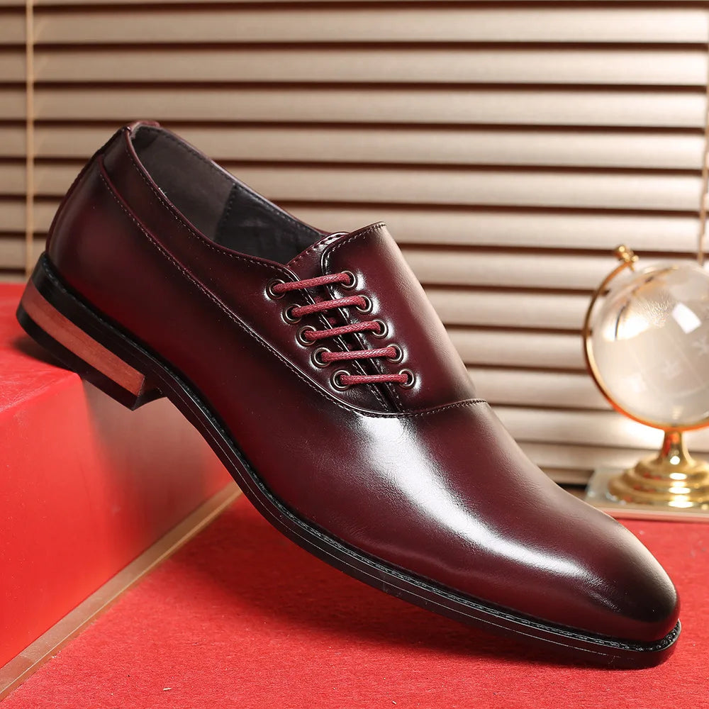 Bertolini™ Genuine Leather Oxford Shoes
