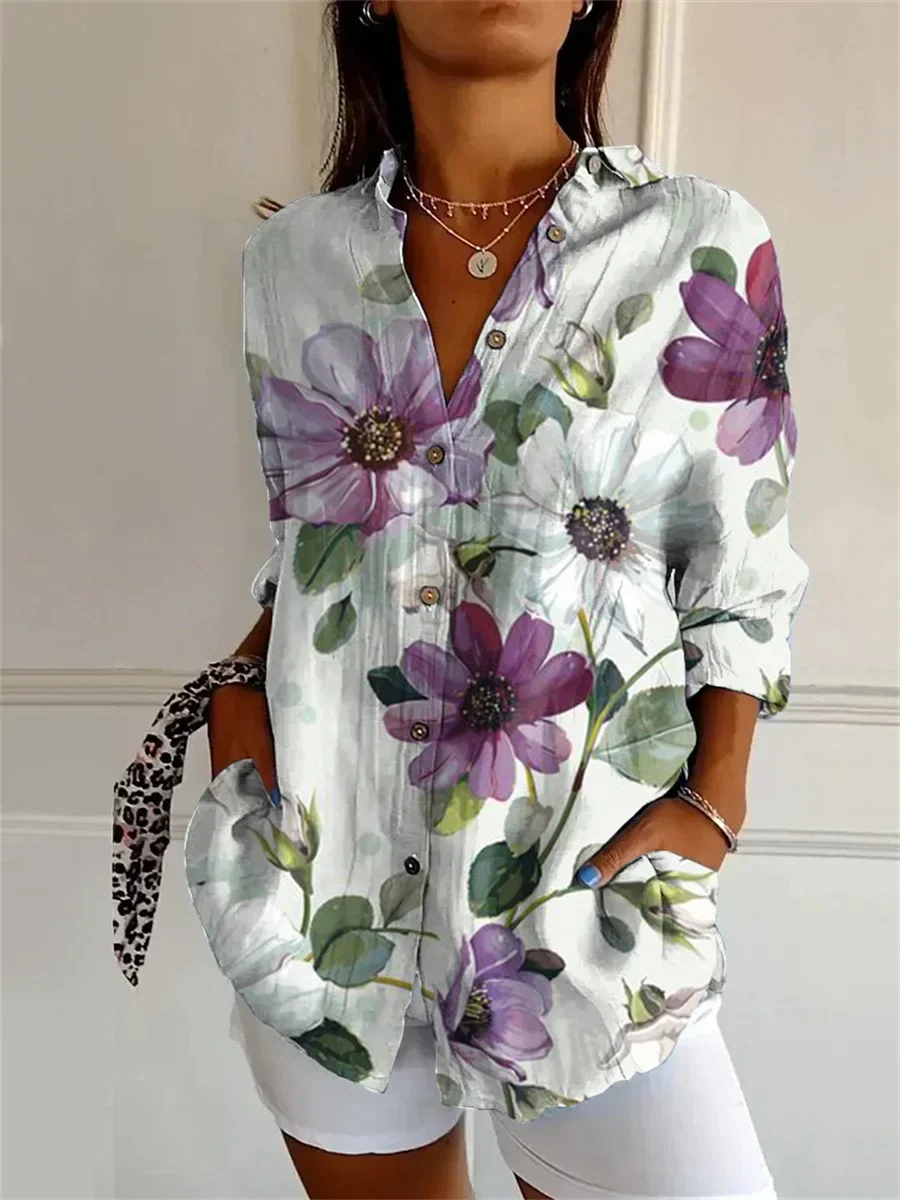 Sophie™ | Printed Three Quarter Sleeve Shirt