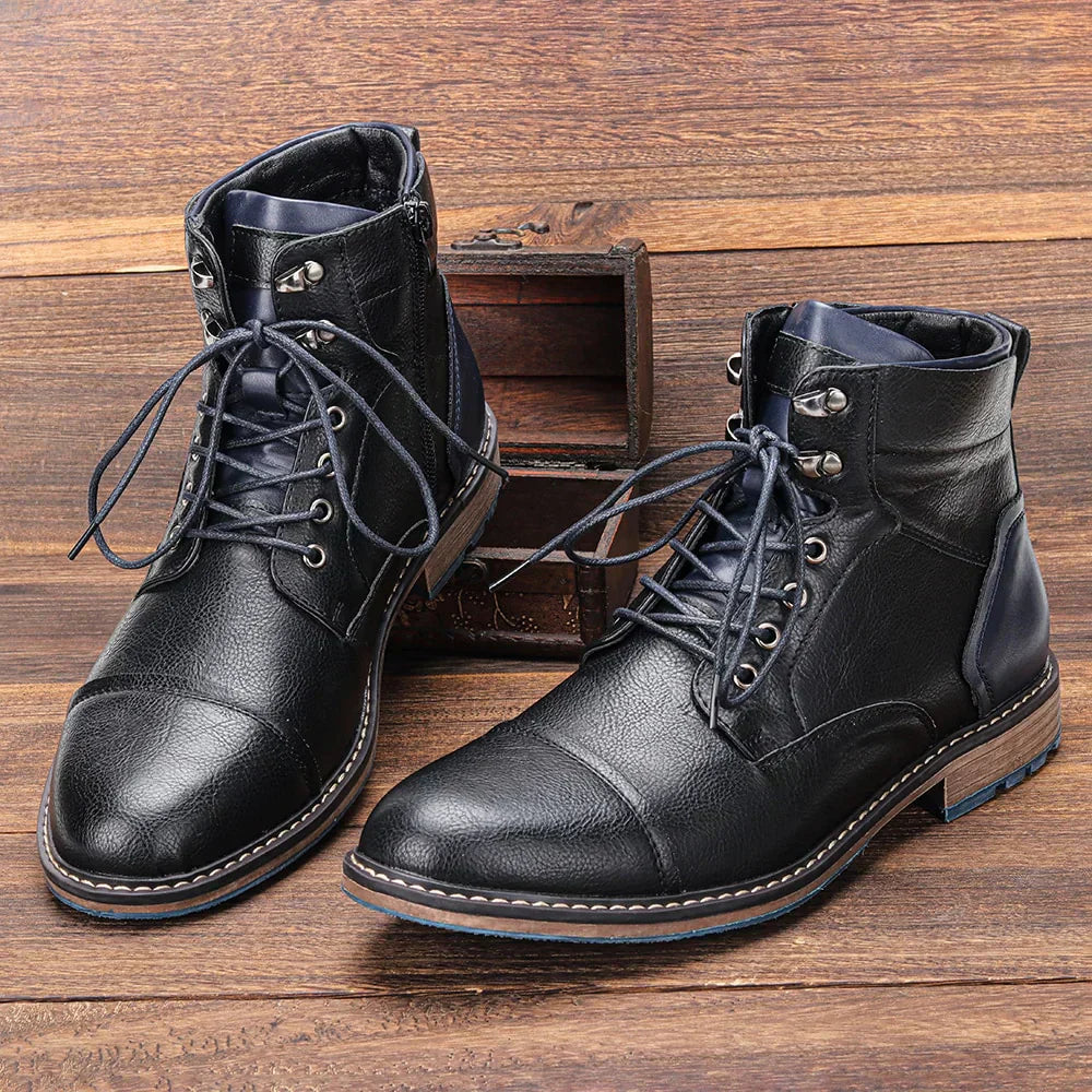Aaron™ | Men's  Leather Boots