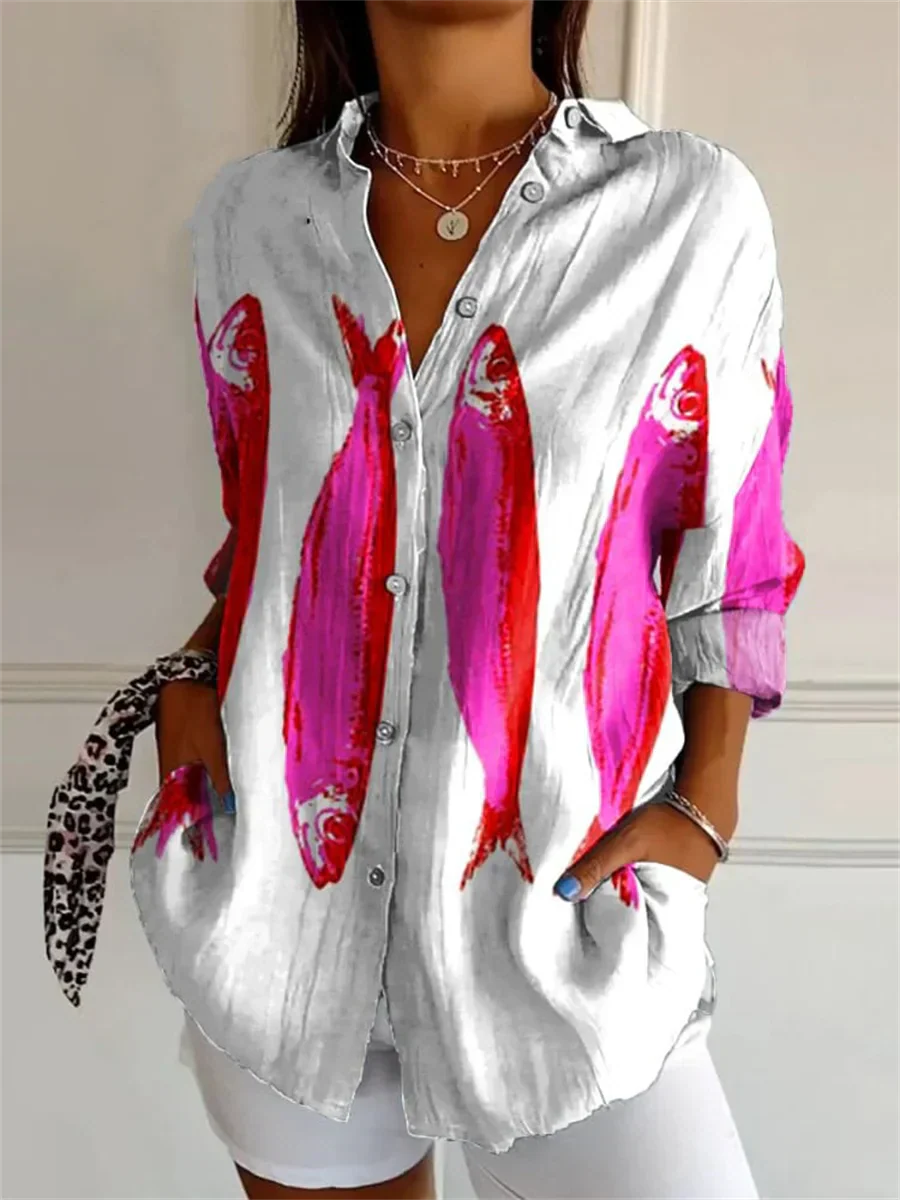 Sophie™ | Printed Three Quarter Sleeve Shirt