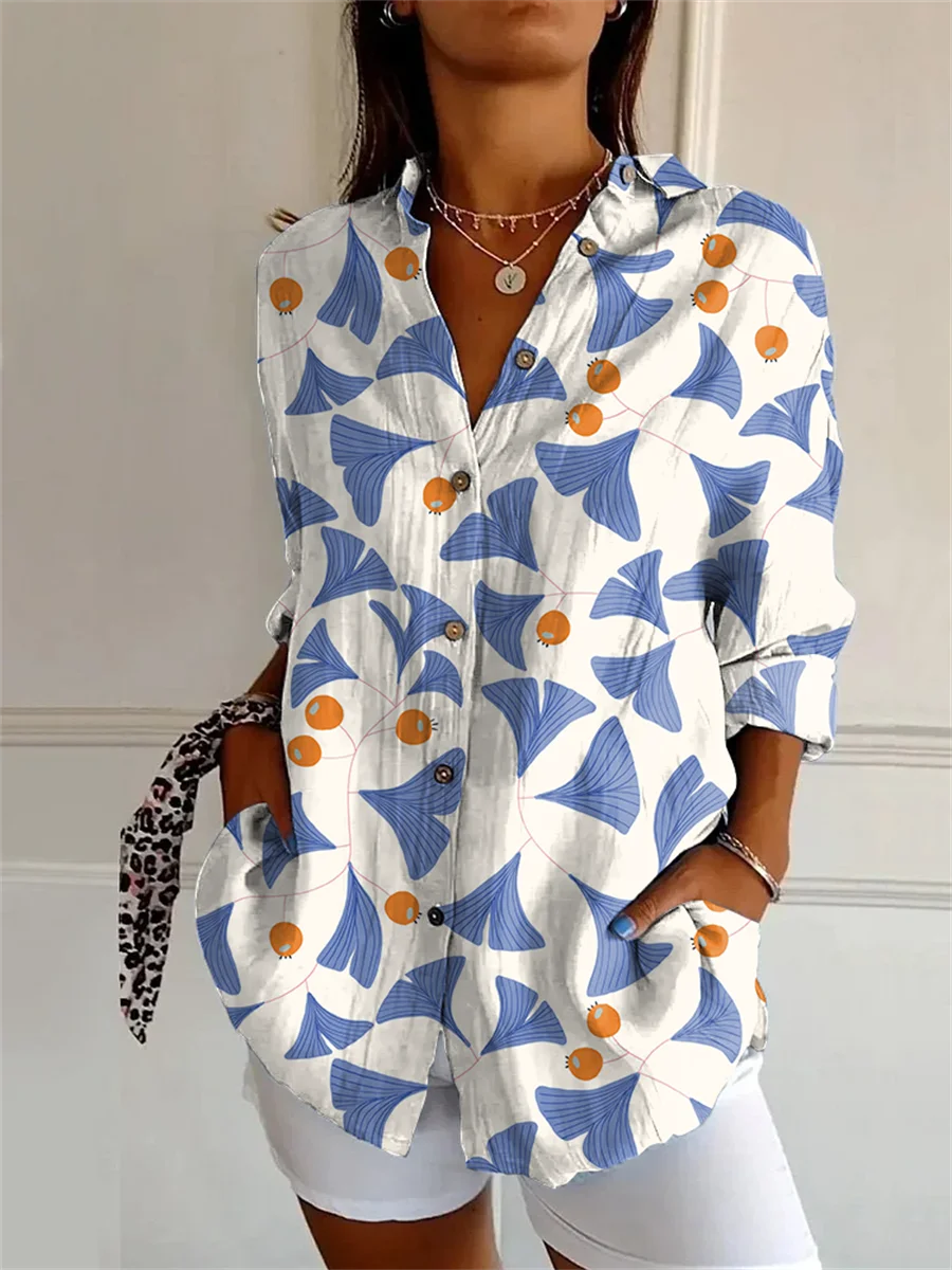 Sophie™ | Printed Three Quarter Sleeve Shirt