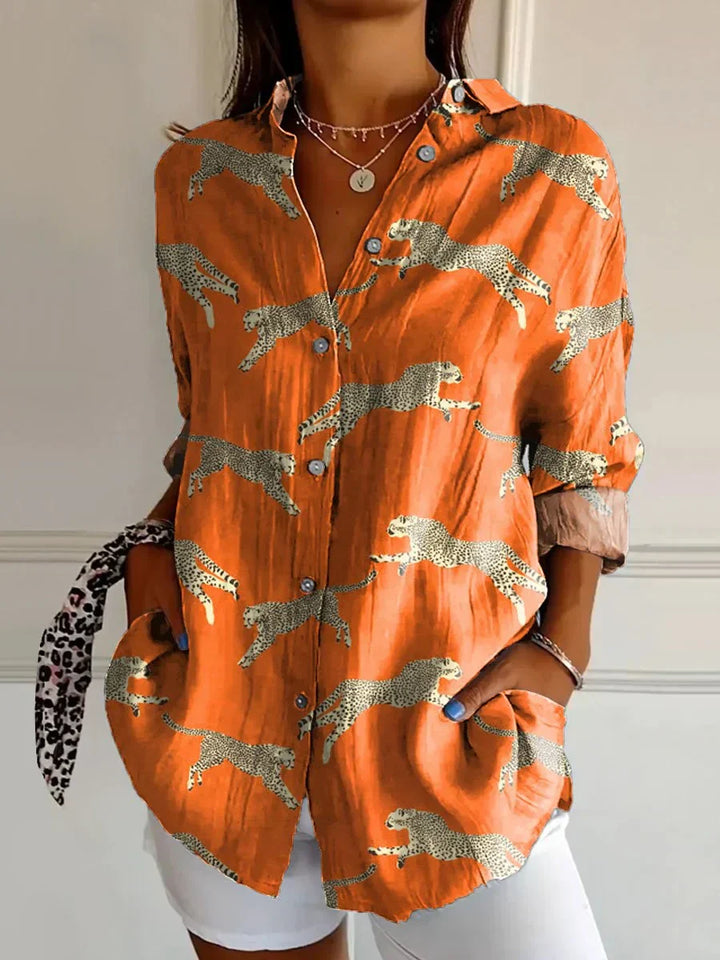 Sophie™ | Printed Three Quarter Sleeve Shirt