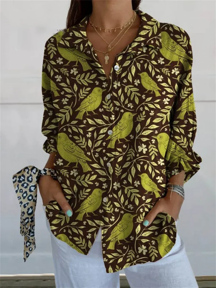 Sophie™ | Printed Three Quarter Sleeve Shirt