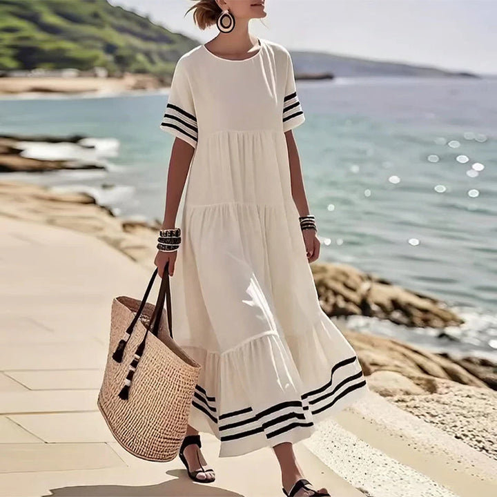 Naomi™ | Women’s Trendy Short Sleeve Vacation Dress