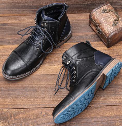 Aaron™ | Men's  Leather Boots