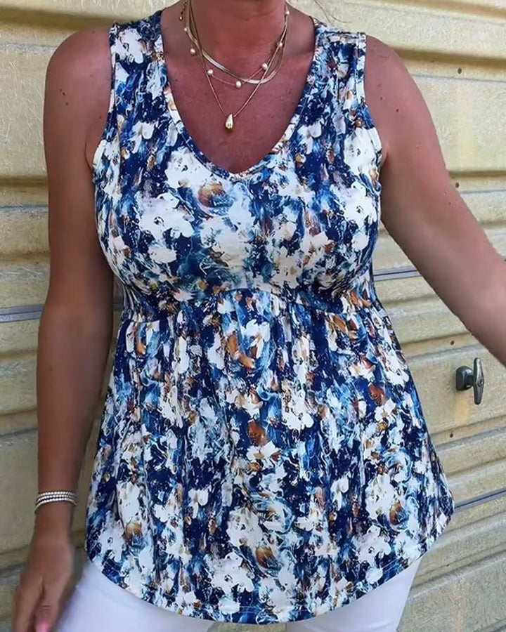 Tessa™ | Women’s Sleeveless Patterned Top