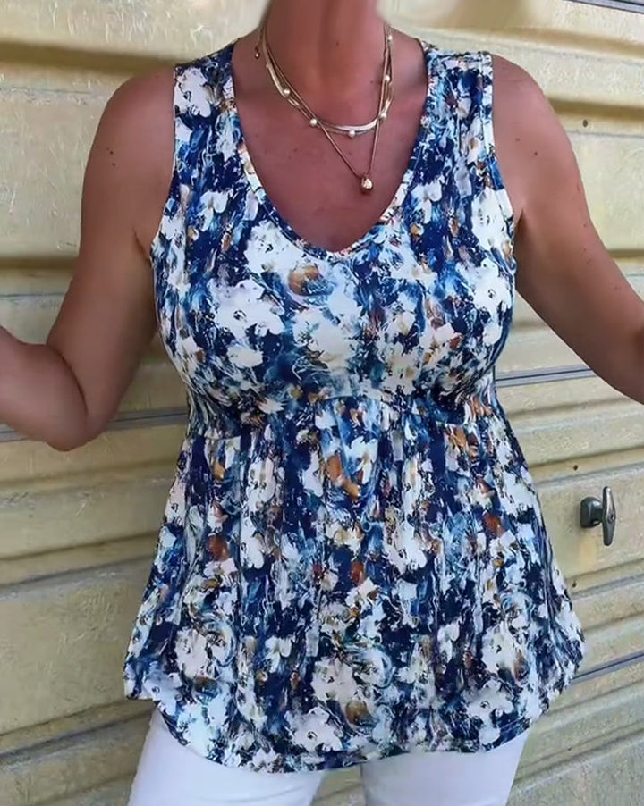 Tessa™ | Women’s Sleeveless Patterned Top