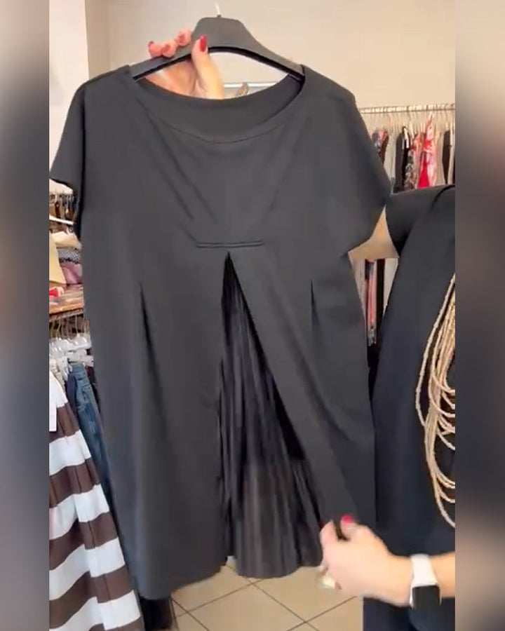 Luna™ | Casual Solid Color Street-Style Blouse