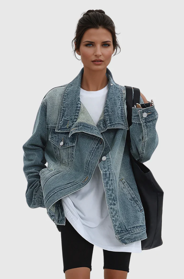Bella™ | Artistic Denim Jacket