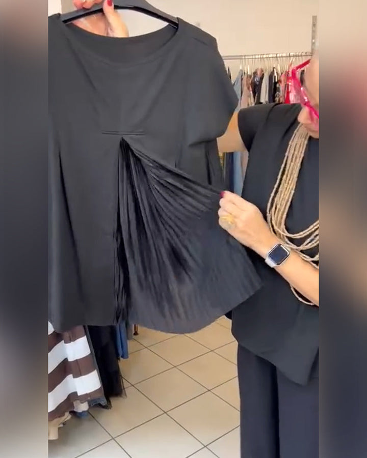 Luna™ | Casual Solid Color Street-Style Blouse